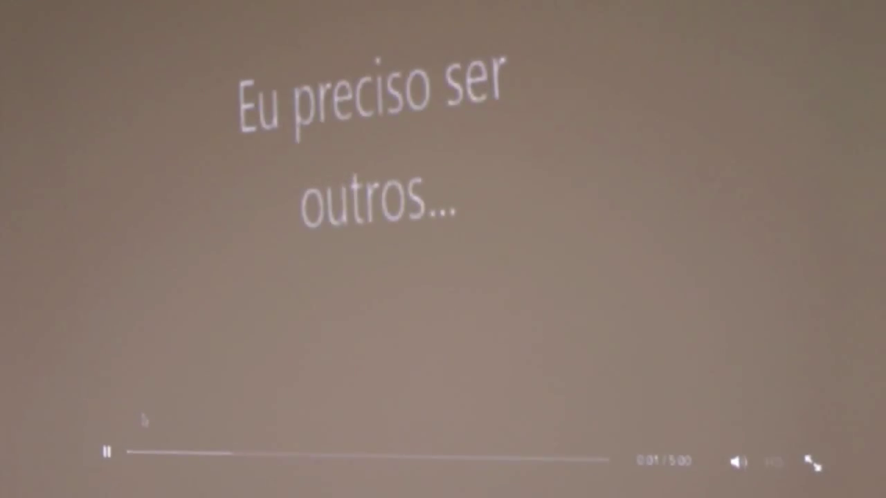 "eu preciso ser outros... " contaminações